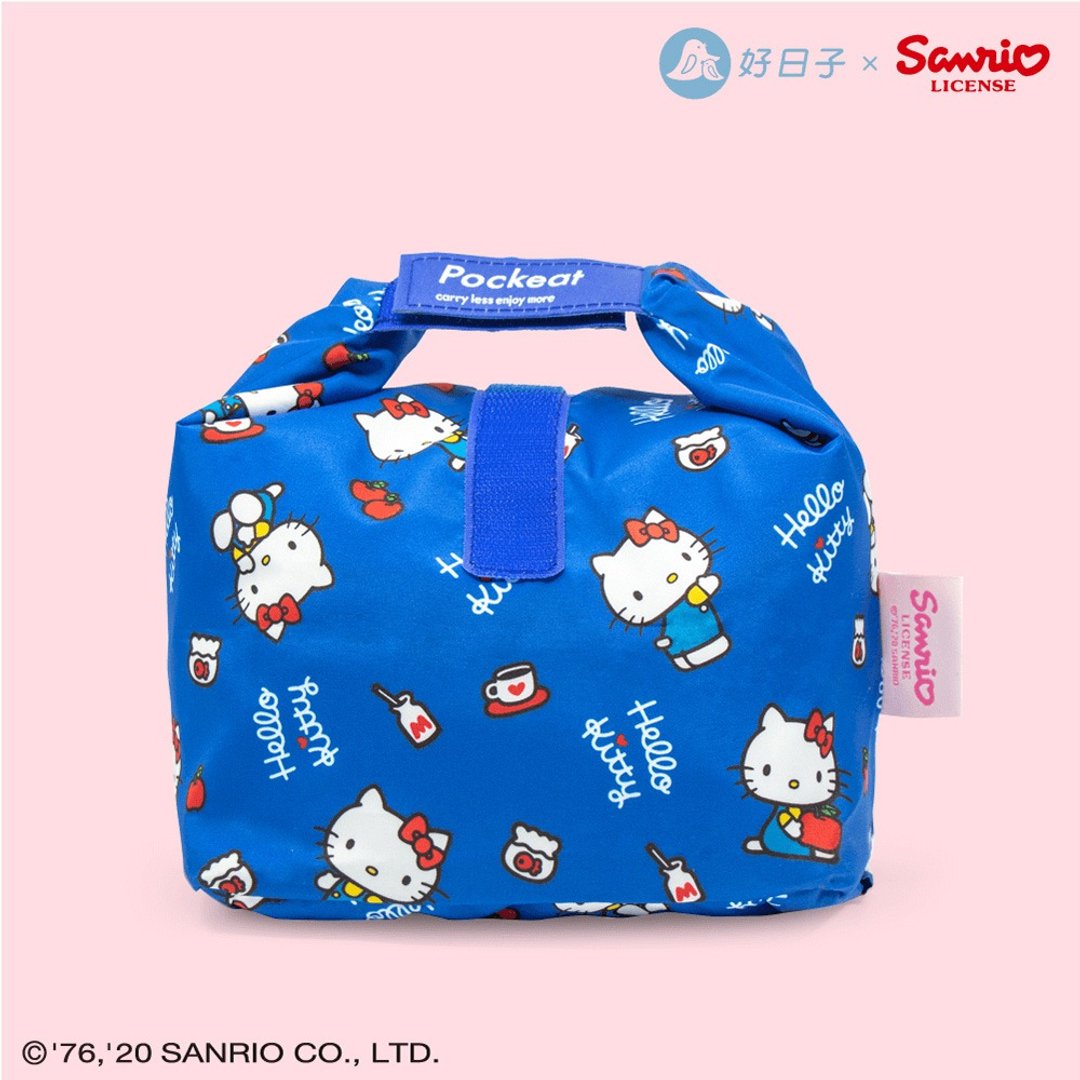 12/31下架 好日子 | Pockeat食物袋Hello Kitty - 喜欢的事(小) - 便当盒/饭盒 - 塑料 蓝色