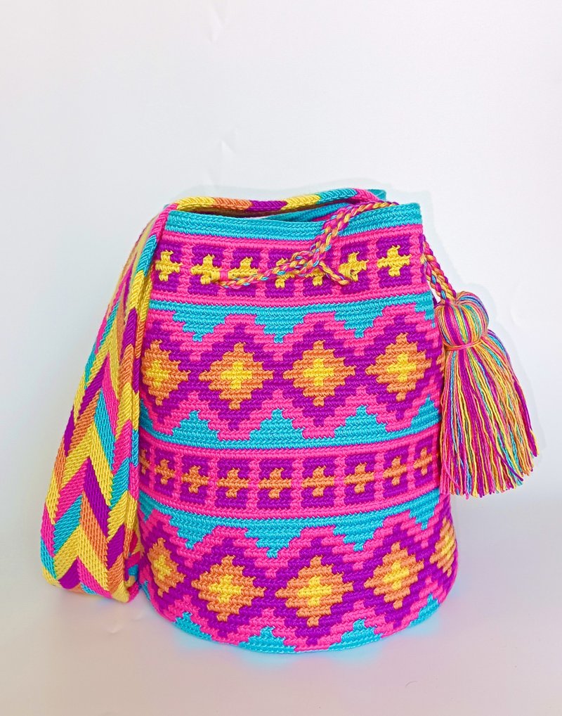 Mochila 包款 M 尺寸 - 侧背包/斜挎包 - 棉．麻 