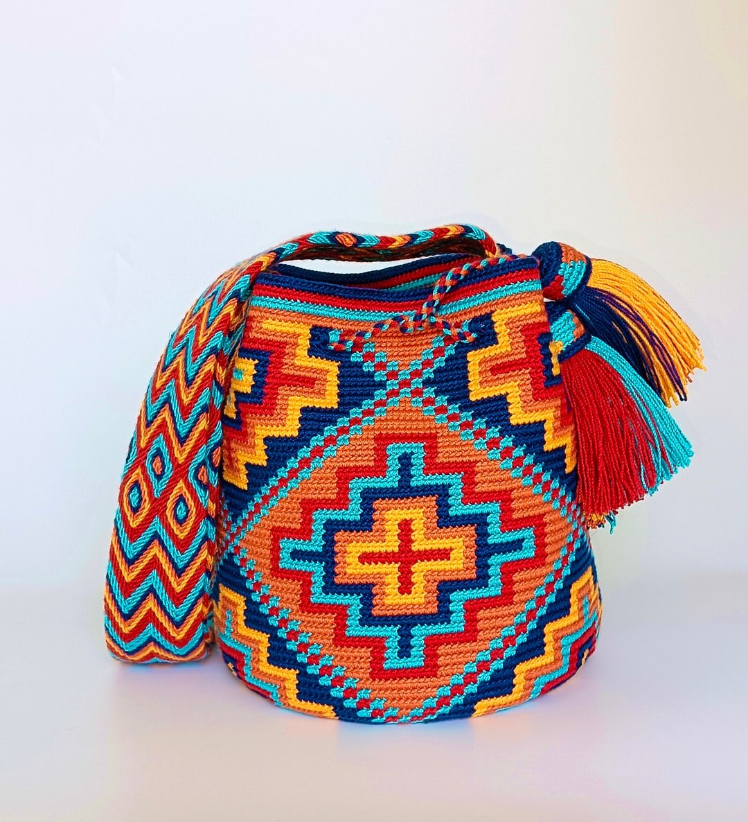 Mochila 包 M 尺寸 - 侧背包/斜挎包 - 棉 