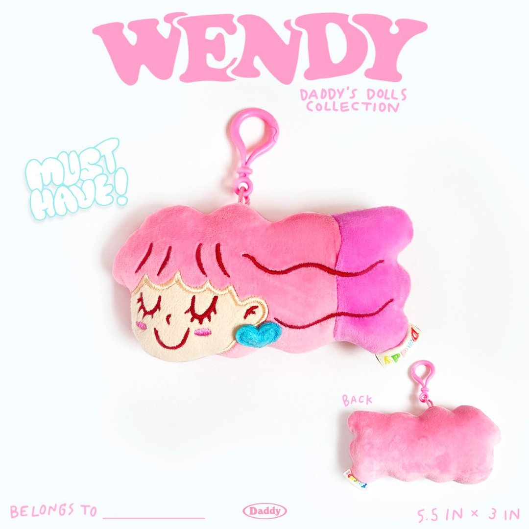 Little Wendy 娃娃造型钥匙圈 - 钥匙链/钥匙包 - 其他材质 多色