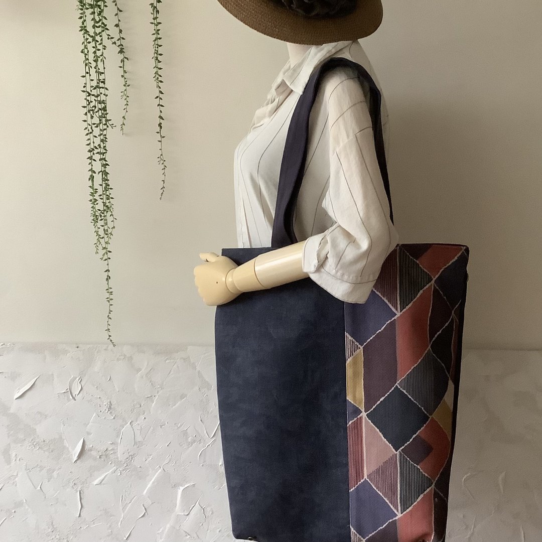Big passion 大块包 /3D方块紫/多功能可侧背.后背包 - 侧背包/斜挎包 - 棉 紫色