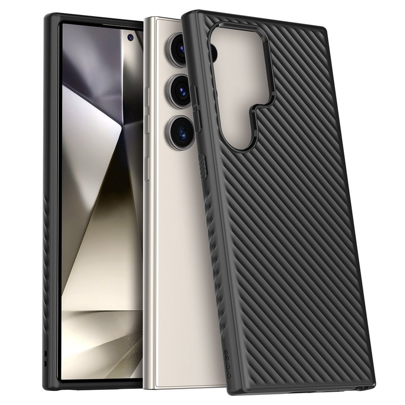 araree Airdome 防撞壳 Galaxy S24 Ultra - 手机壳/手机套 - 塑料 黑色