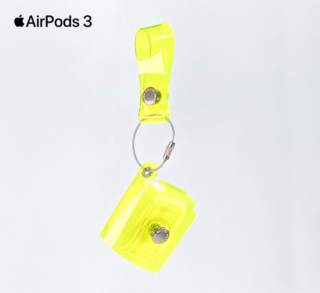 Sallies AirPods 3 Case透视感蓝牙耳机保护套(萤光黄) - 耳机收纳 - 其他材质 黄色