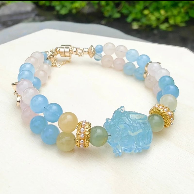 龙龟。赐福 - 手链/手环 - 水晶 