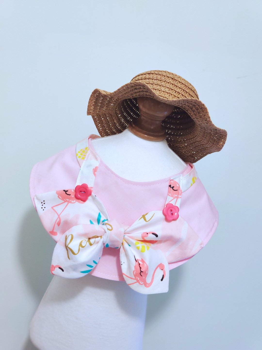 Summer Aloha  bikini 2 in 1 造型颈饰 宠物 猫犬 狗狗 颈 - 衣/帽 - 棉 绿色