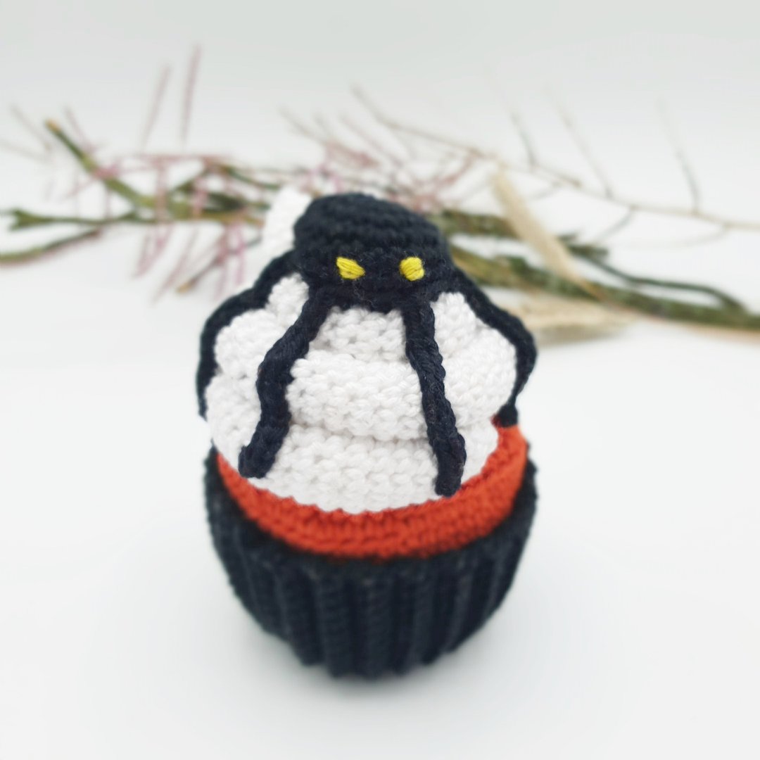 Jack Skellington Halloween Spider Cupcake For Halloween Home Decor Pattern PDF - 手工艺教程/工具书 - 其他材质 