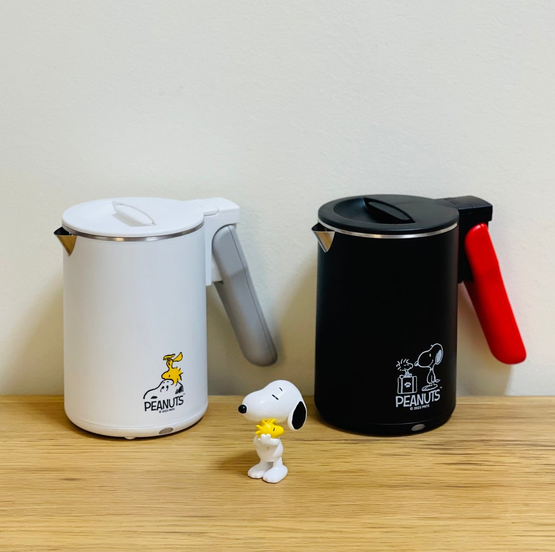 PEANUTS x Homeplus 电热旅行双层水壶(双电压) - 水瓶/水壶 - 不锈钢 白色
