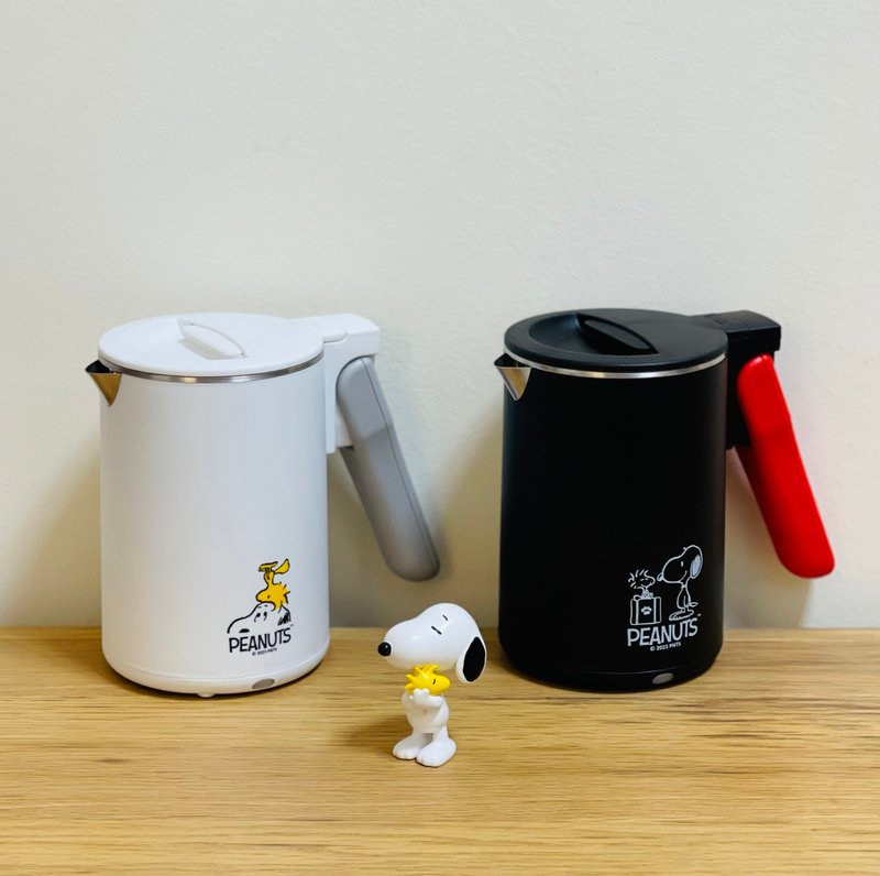 PEANUTS x Homeplus 电热旅行双层水壶(双电压) - 水瓶/水壶 - 不锈钢 白色