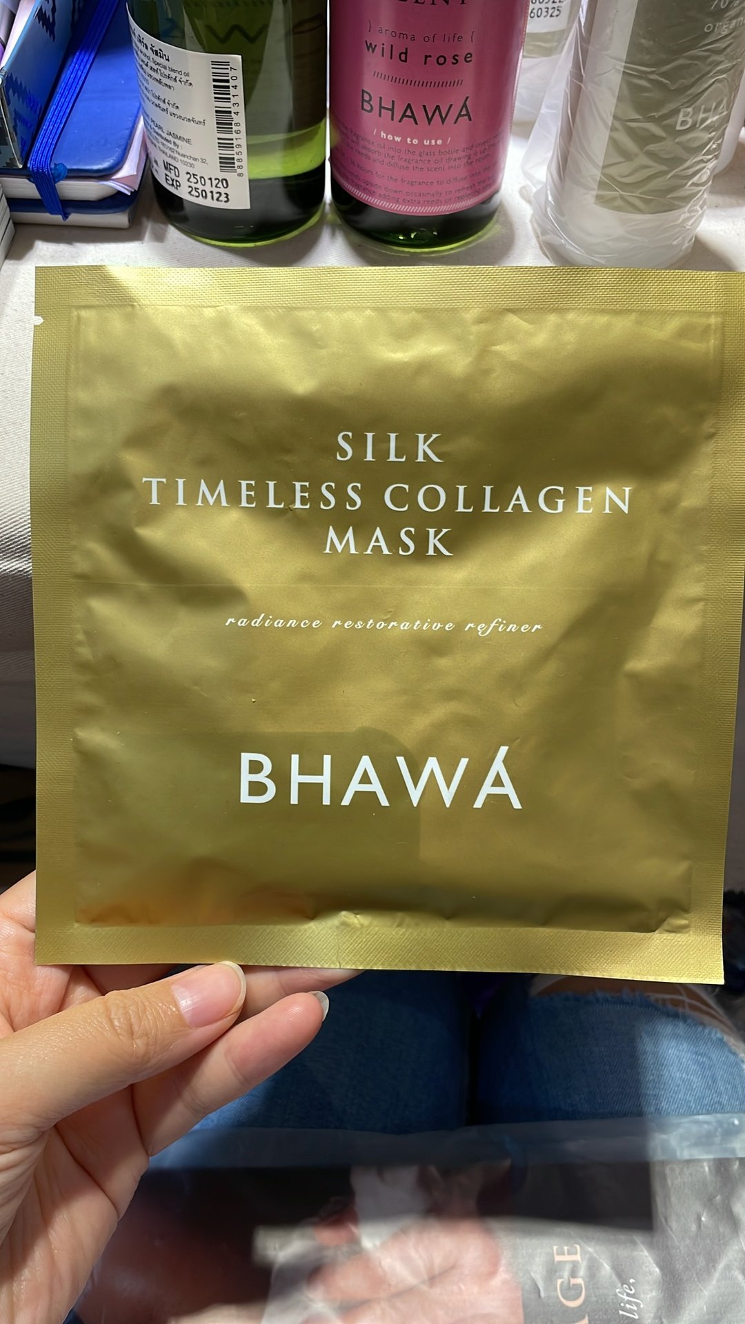 香港现货 泰国 BHAWA SPA 専用蠺丝面膜 SILK MASK 一片 - 面膜/冻膜 - 棉 