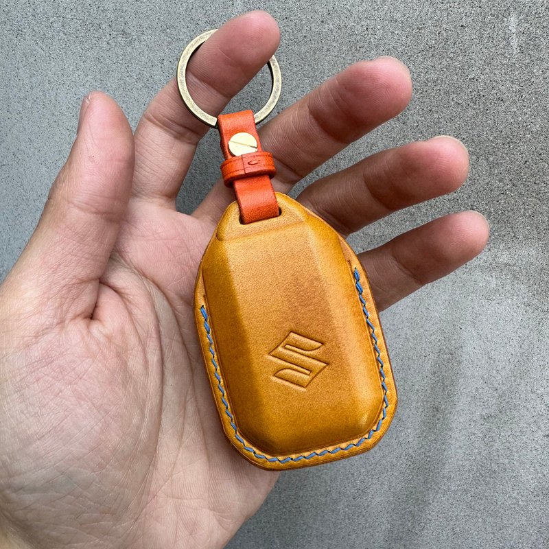 铃木 Suzuki 汽车钥匙皮套 SX4 Vitara ignis swift Ignis - 钥匙链/钥匙包 - 真皮 紫色