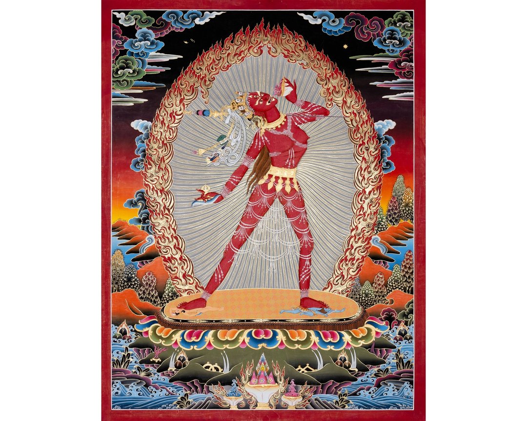 塔卡传统金刚瑜伽母 悲悯永恒之源 - 墙贴/壁贴 - 其他材质 多色