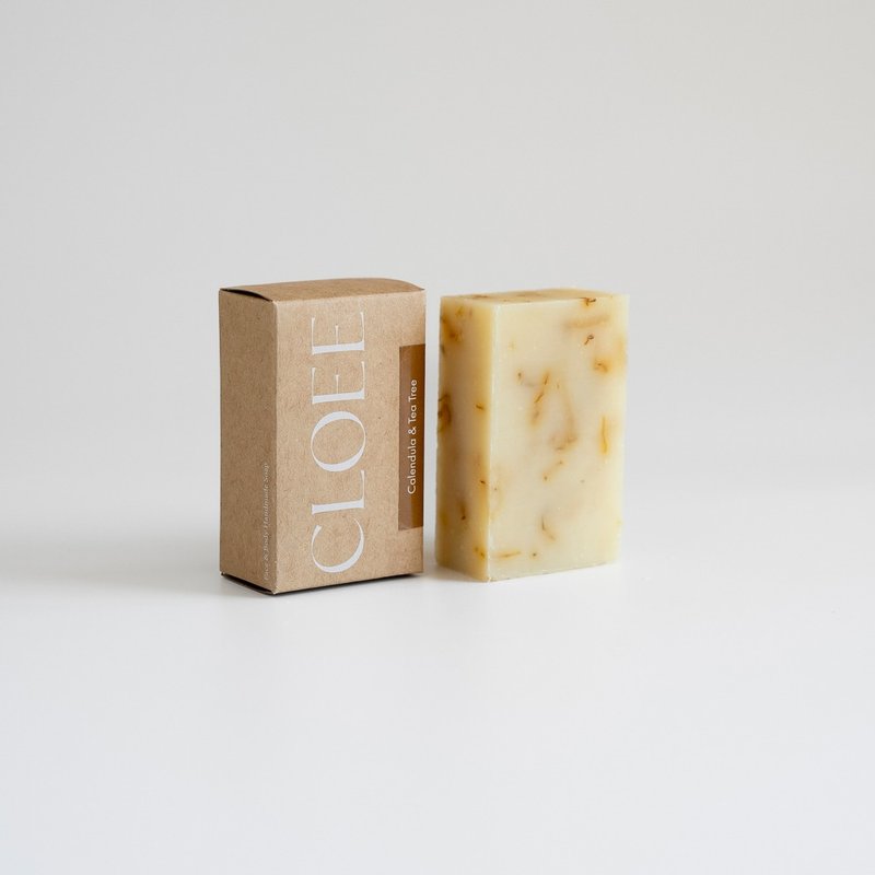 金盏花 & 茶树 脸部身体皂 - 肥皂/手工皂 - 精油 