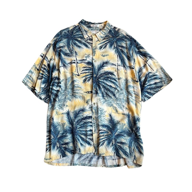 美国古着 Pierre Cardin人造丝夏威夷衬衫 - 男装衬衫 - 其他材质 多色