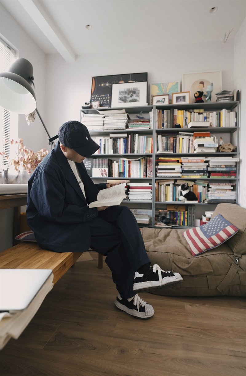 cityboy 宽松休闲简约纯色西装外套 - 男装外套 - 其他材质 