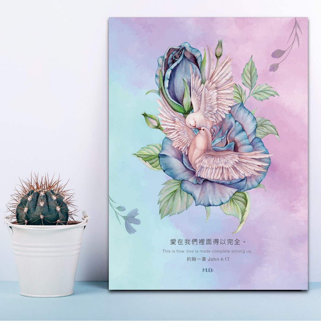 爱得完全-无框装饰挂画 - 海报/装饰画/版画 - 棉 紫色