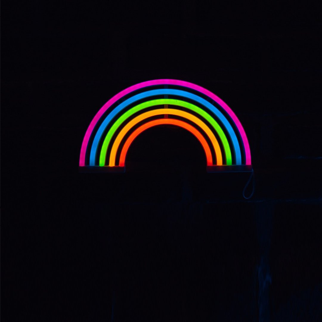彩虹霓虹灯LED发光字Neon Sign酒吧装饰灯氛围灯咖啡厅毕业礼物 - 灯具/灯饰 - 压克力 透明