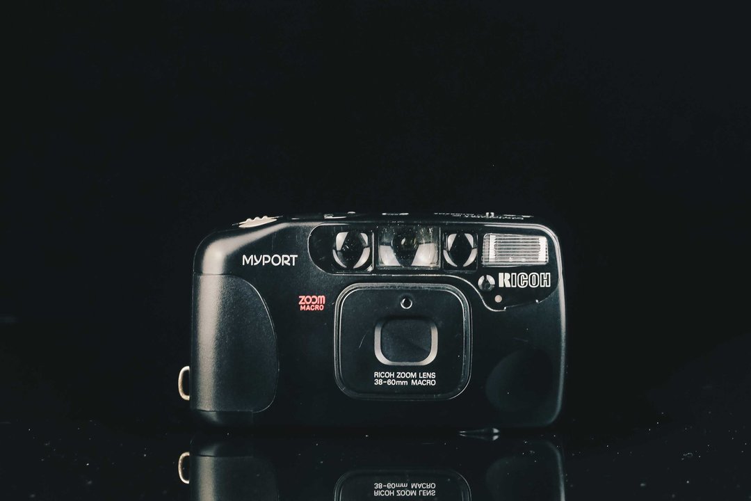 RICOH MyPORT ZOOM mini P #1763 #135底片相机 - 相机 - 其他金属 黑色