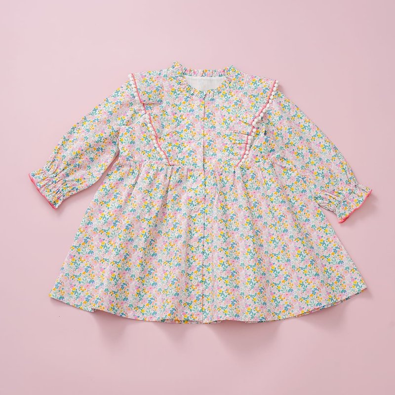 新上市 日本弥月礼 有机棉【儿童连身裙】洋装 周岁礼物 - 童装裙 - 棉．麻 