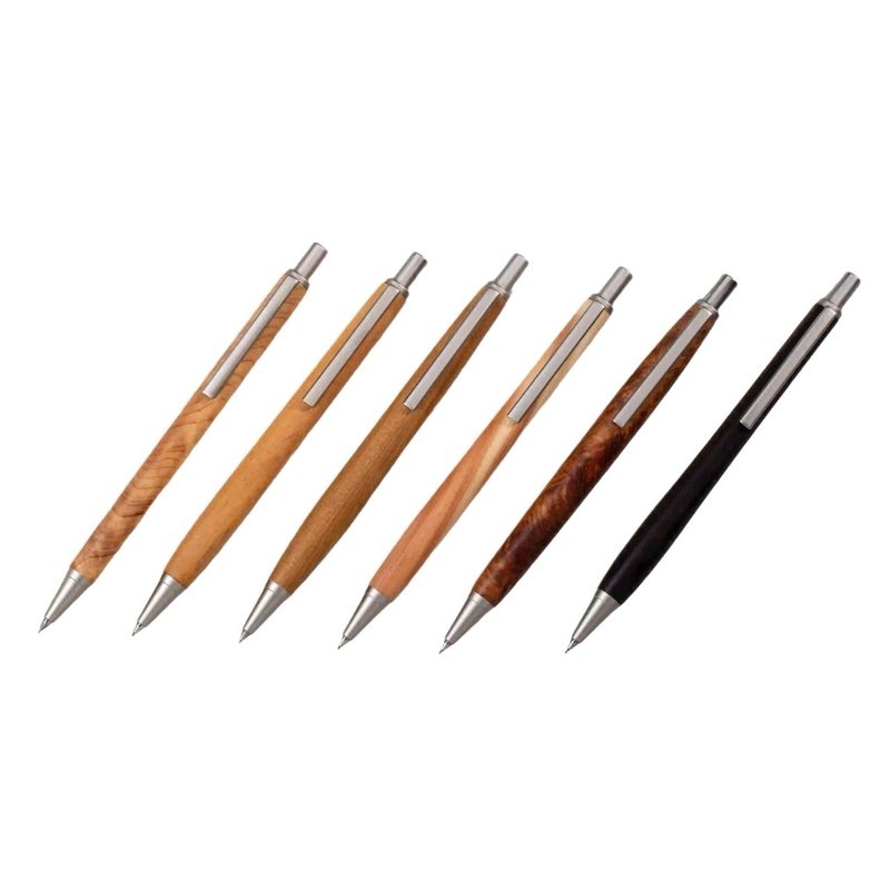 【铅笔系列】隐墨-台湾原木自动铅笔(0.5mm) - 铅笔/自动铅笔 - 木头 咖啡色