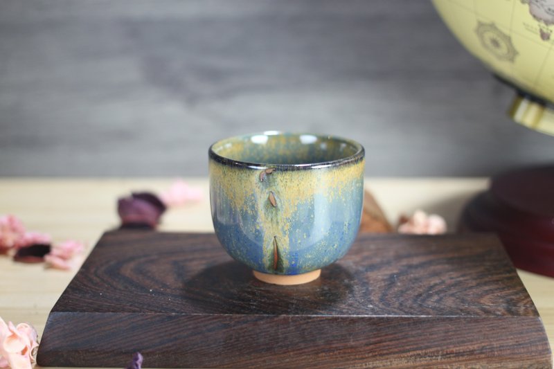 【送礼好物】90ml 天目釉 直身圆口茶杯 酒杯 莺歌名家叶敏祥作 - 茶具/茶杯 - 瓷 