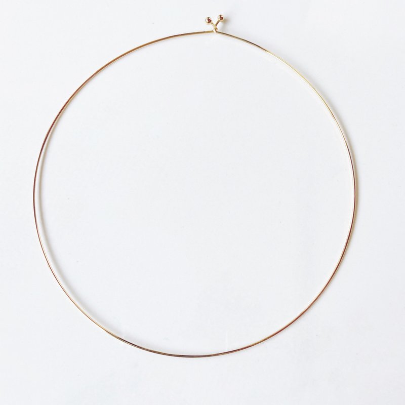 定制化项圈 / 可替换式 / 不锈钢 - 项链 - 不锈钢 金色