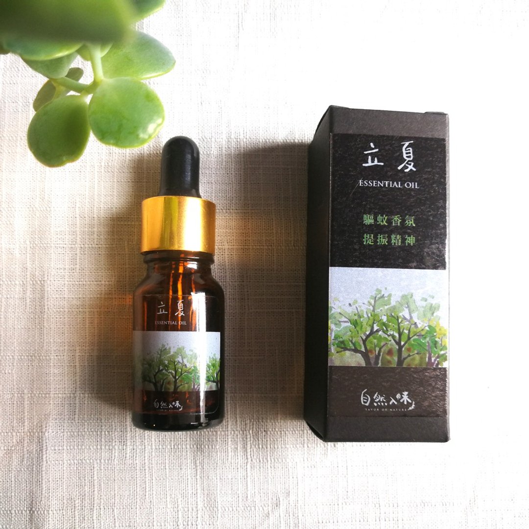 立夏复方精油 10ml - 驱蚊香氛 提振精神 - 防蚊用品 - 植物．花 绿色