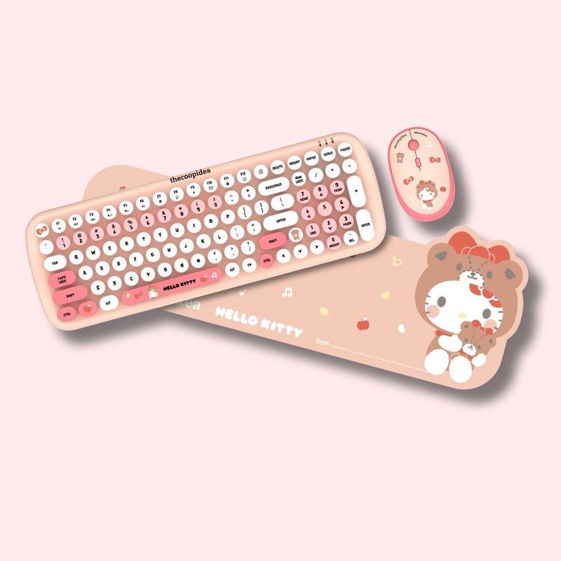 Hello Kitty x thecoopidea TAPPY+ 限量版无线键盘及鼠标套装 - 电脑配件 - 其他材质 红色