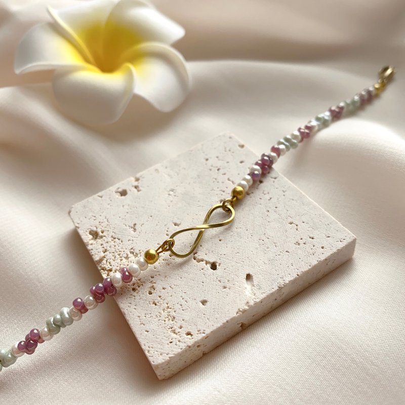 水果乐园 -古董珠 黄铜手环 - 手链/手环 - 铜/黄铜 多色