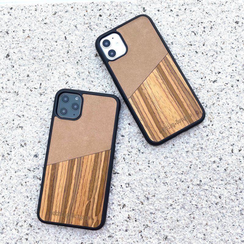 IPhone 11 /11 pro /11pro max case - 手机壳/手机套 - 软木/水松木 卡其色