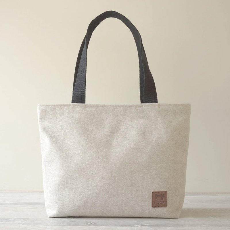 ‘无印风格托特包’清水模灰（毛呢帆布） - 侧背包/斜挎包 - 其他材质 灰色