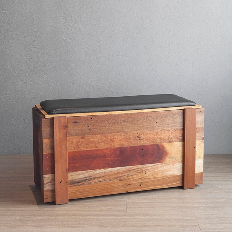 木箱椅 B - 其他家具 - 木头 