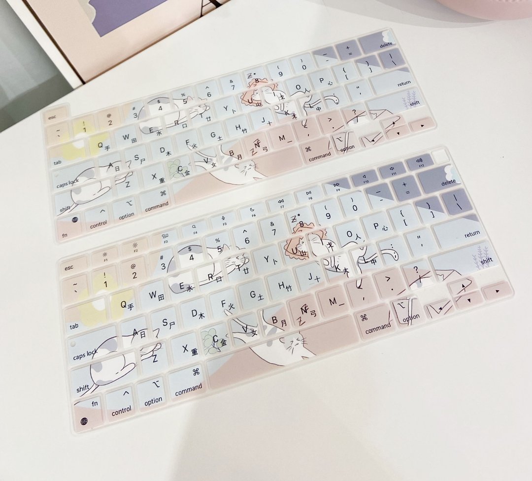 像猫一样的慵懒MACBOOK键盘膜 - 电脑配件 - 防水材质 