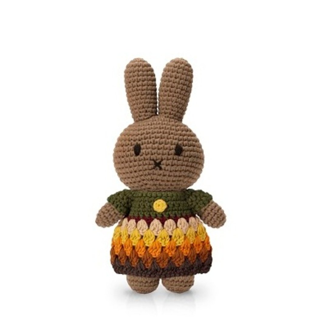 手工制melanie兔【鲜艳彩虹裙】 - 玩具/玩偶 - 棉．麻 多色