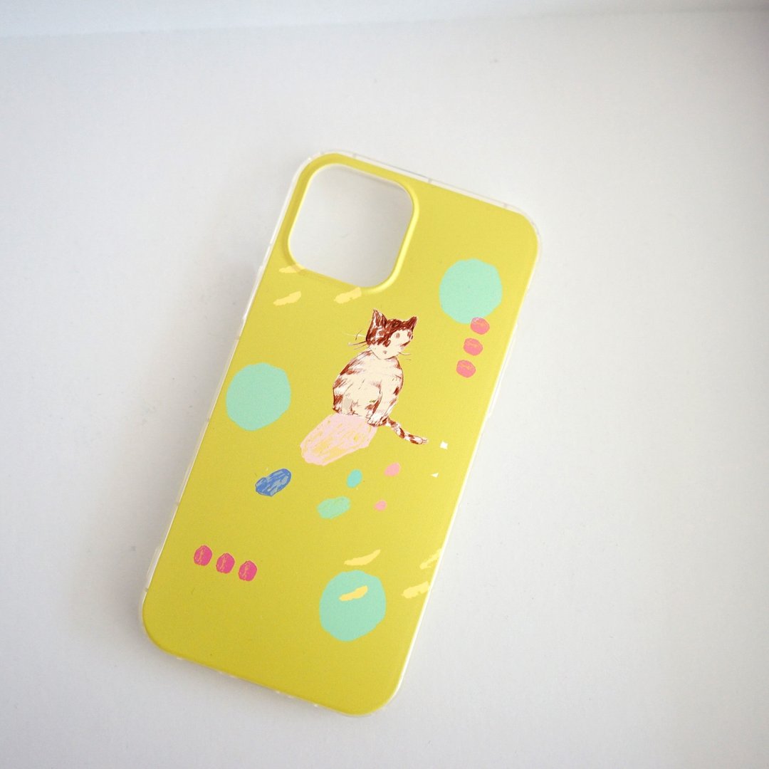 街猫日记 饼干虎斑小猫 质感印花手机软壳 iphone case - 手机壳/手机套 - 橡胶 黄色