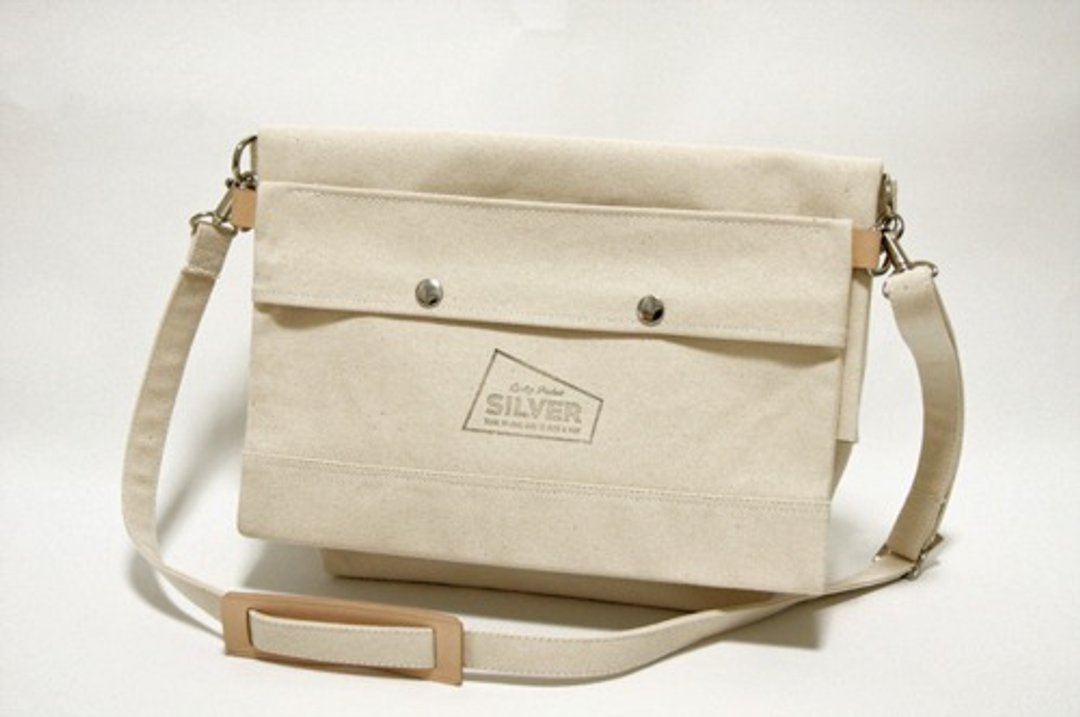 Shoulder bag ANITA - 手提包/手提袋 - 棉 白色
