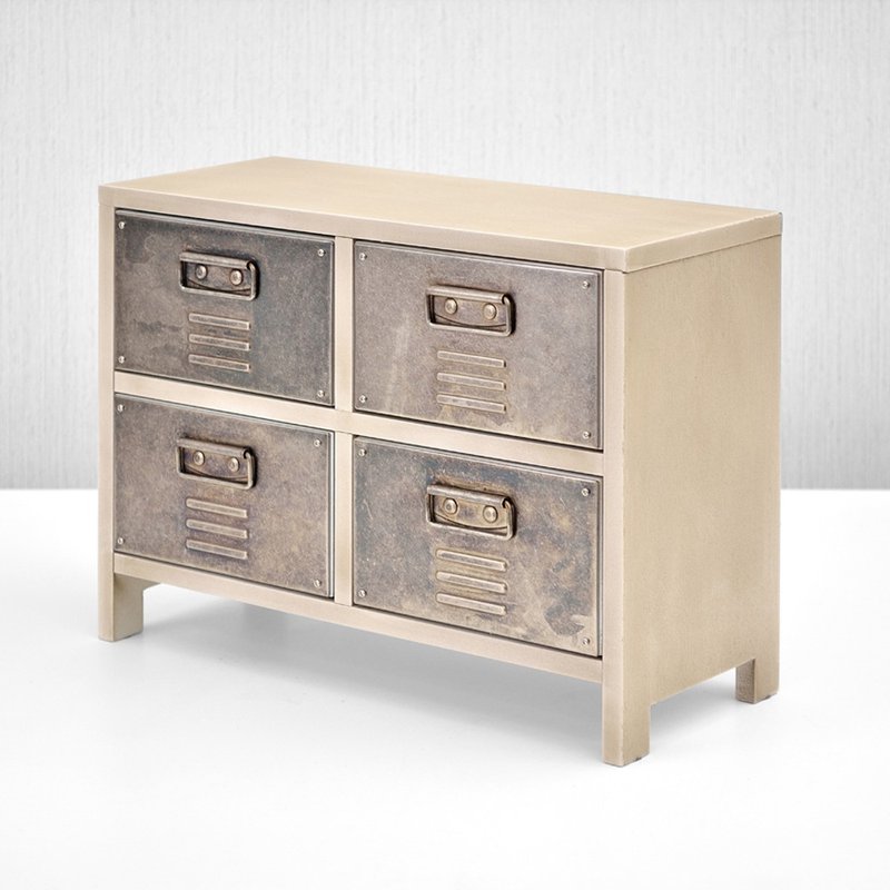 LOFT工业风 四抽木质收纳盒(四色) - 收纳用品 - 木头 