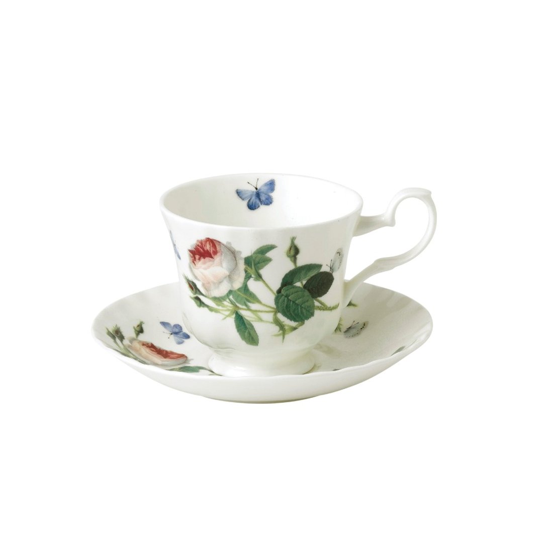 英国 RK | Palace Garden 玫瑰花园 230ml 杯盘组 - 茶具/茶杯 - 瓷 多色