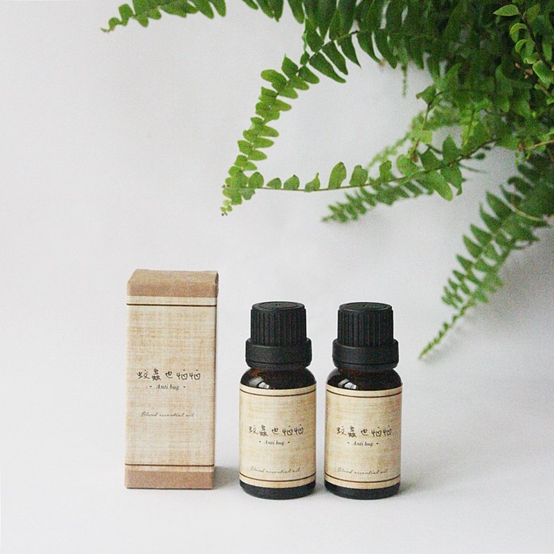 【驱蚊精油】小黑蚊也怕怕 15mL / 3入组 - 防蚊用品 - 植物．花 咖啡色