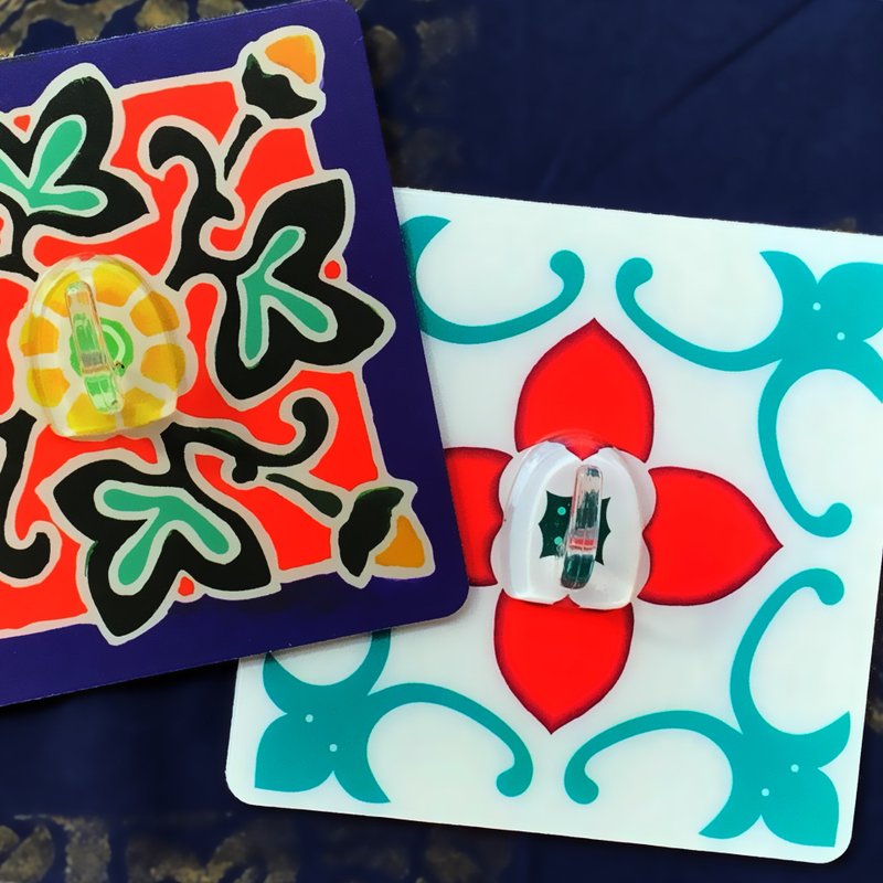 砖情无痕挂勾(两款) - 衣架/挂勾 - 其他材质 多色