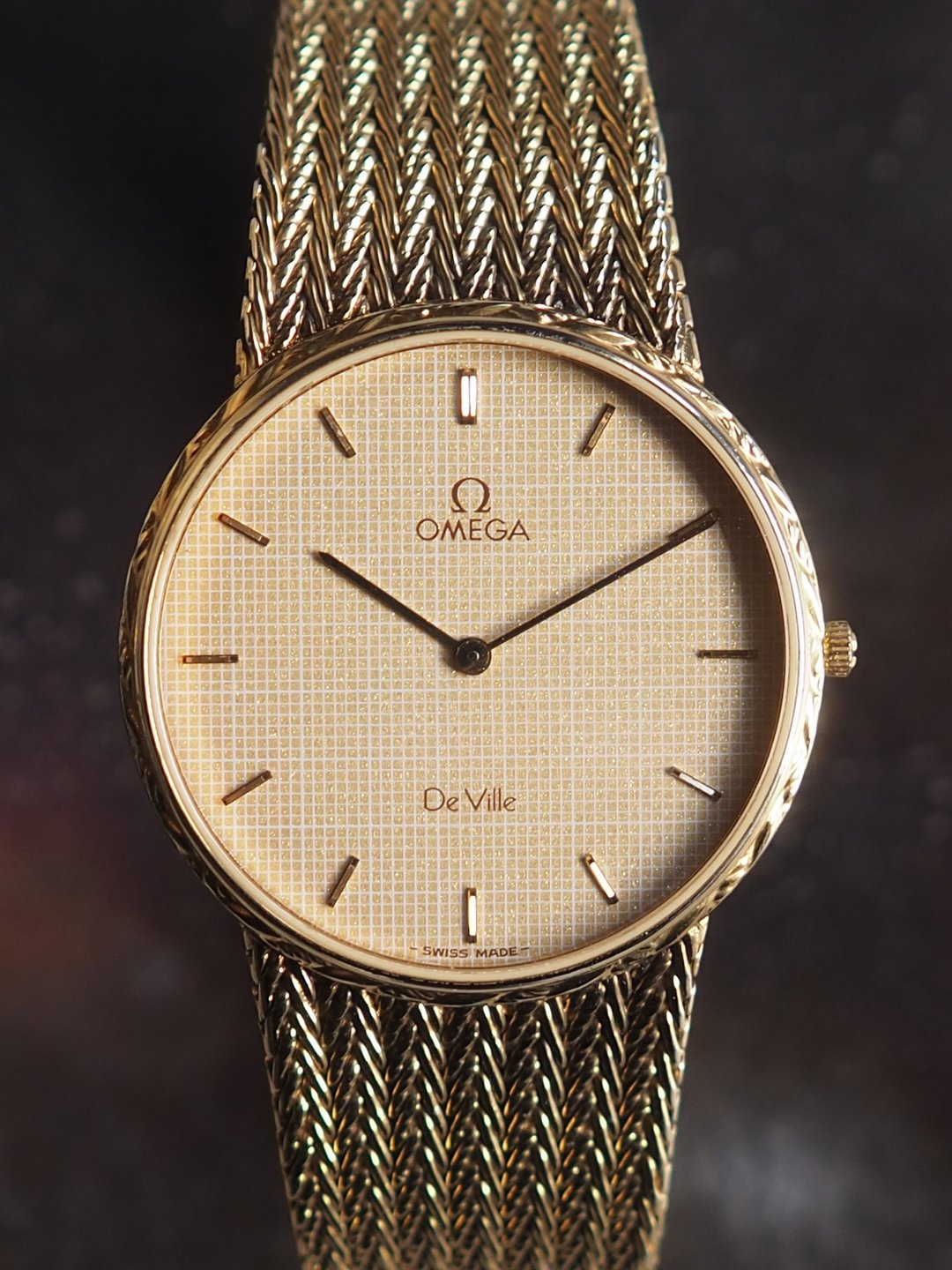 OMEGA 欧米茄 DE VILLE 黛菲尔 圆形腕表 表款 金色 男款 女款皆适用 复古 古董 - 男表/中性表 - 不锈钢 金色