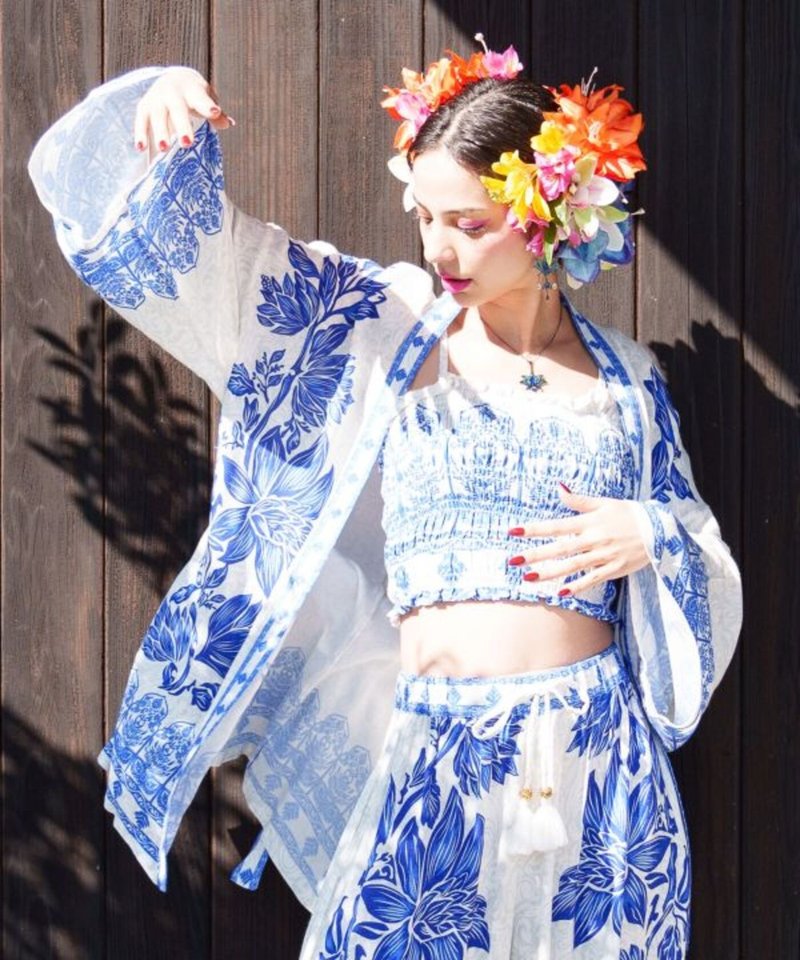 【热门预购】抗UV 陶光莲语系带防晒开襟衫罩衫(3色)IAC-5224 - 女装休闲/机能外套 - 其他材质 