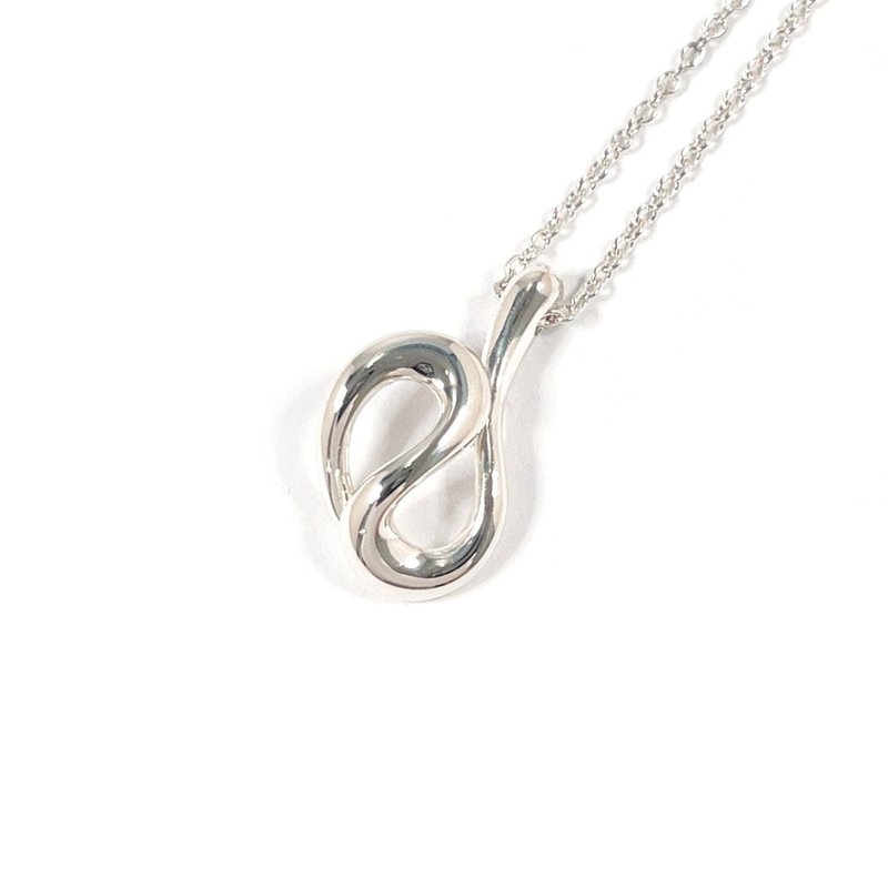 【日本直送｜二手美品】Tiffany & Co. 项链 Open Wave Elsa Peretti 银 925 饰品 - 项链 - 纯银 银色