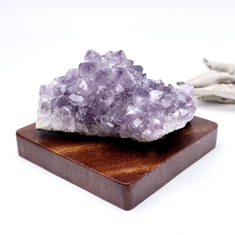 璃蕴。原矿 疗愈 净化 能量 财富 贵人 l  紫水晶块 花球紫晶块 l - 摆饰 - 水晶 紫色
