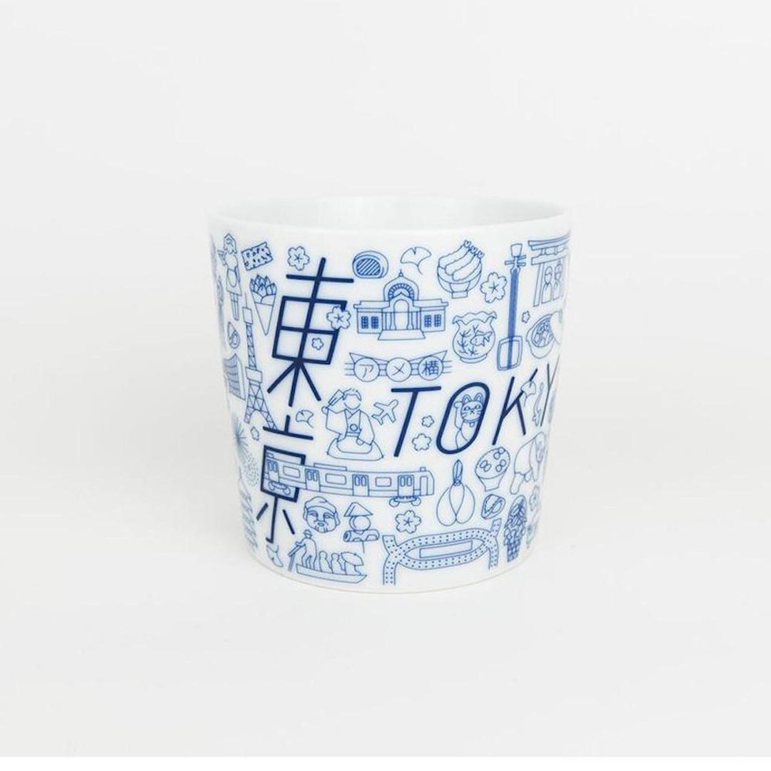 KIHARA TOKYO ICON 四百年纪念瓷杯 - 其他杯子 - 瓷 蓝色