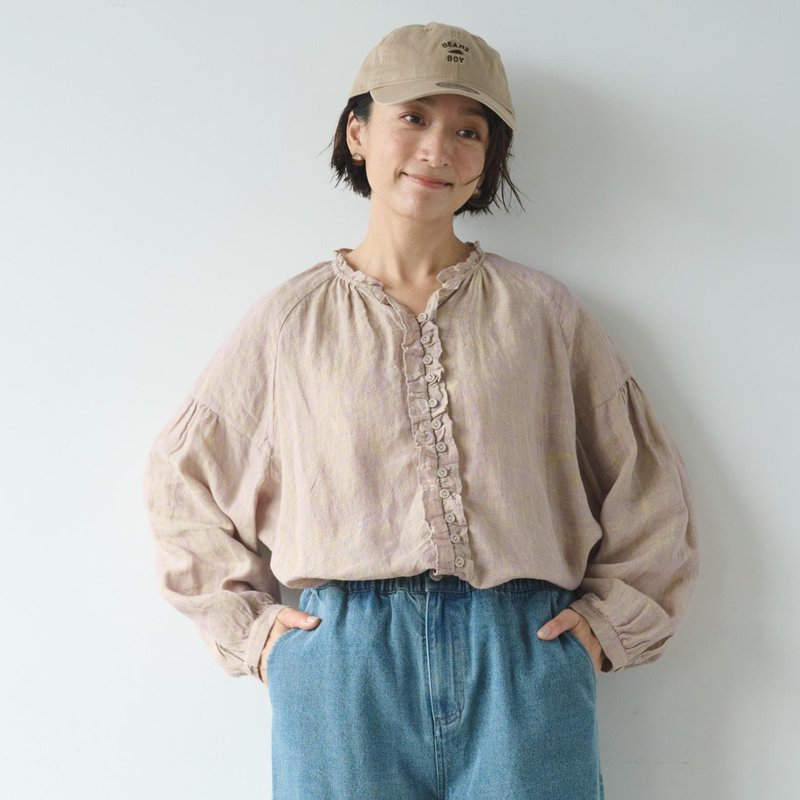 法国顶级亚麻 透气舒适 自然质感 轻盈柔软 清爽透凉250213-1 - 女装衬衫 - 棉．麻 