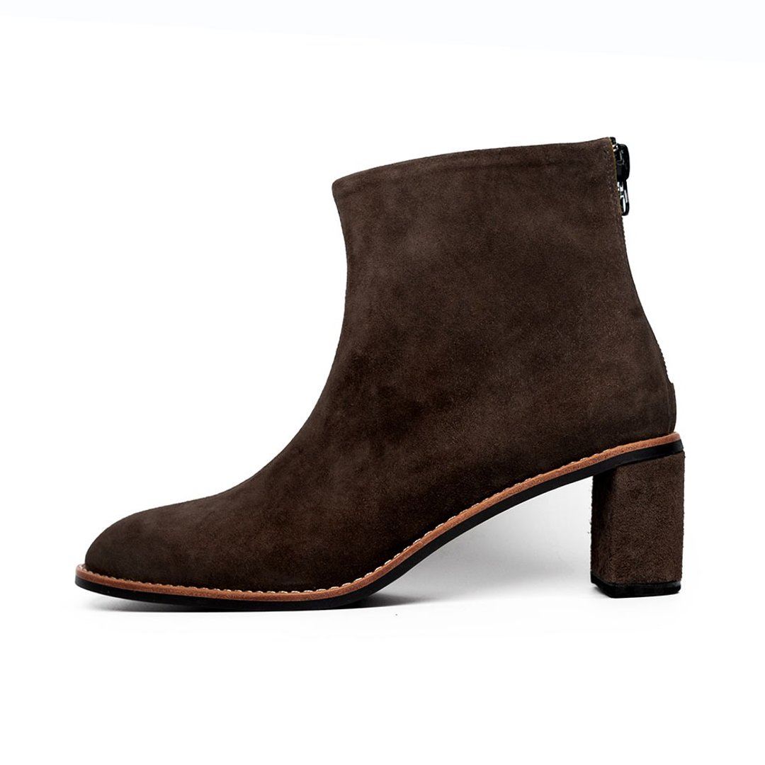 NOUR 5.5 Hertz Boot - Dark Cocoa 深可可 - 女款长靴 - 真皮 咖啡色