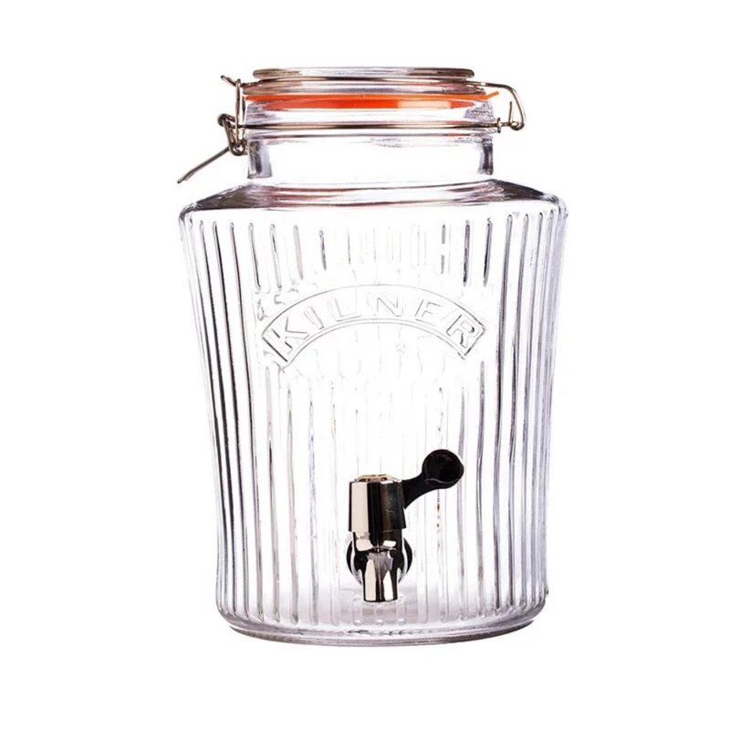 WildJar 复古玻璃饮料桶 8000ml (KILNER通用) - 其他 - 玻璃 透明