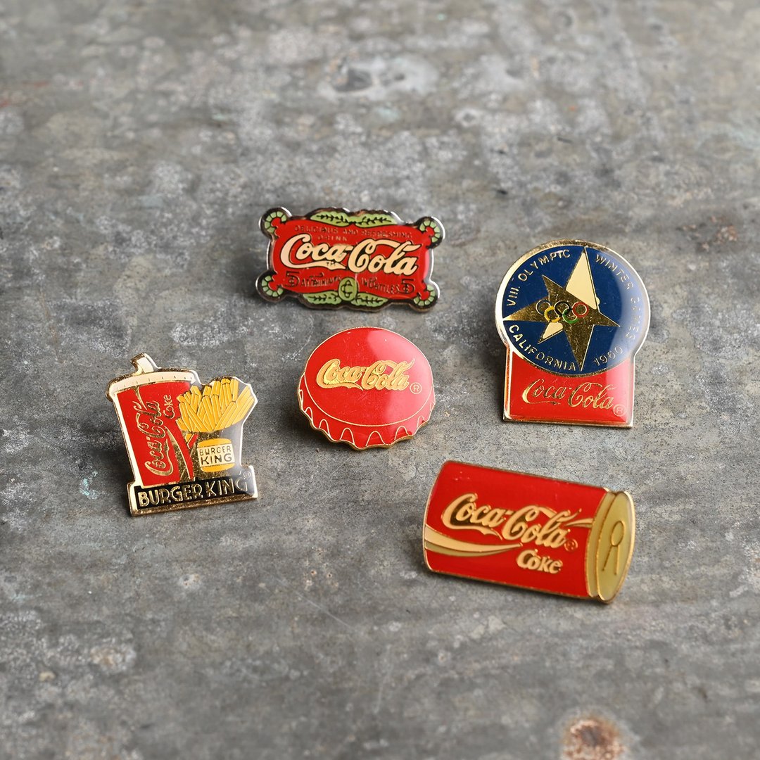 Vintage Pins Coca-Cola 别针 / 限量徽章、可口可乐、Cocacola - 徽章/别针 - 其他金属 多色