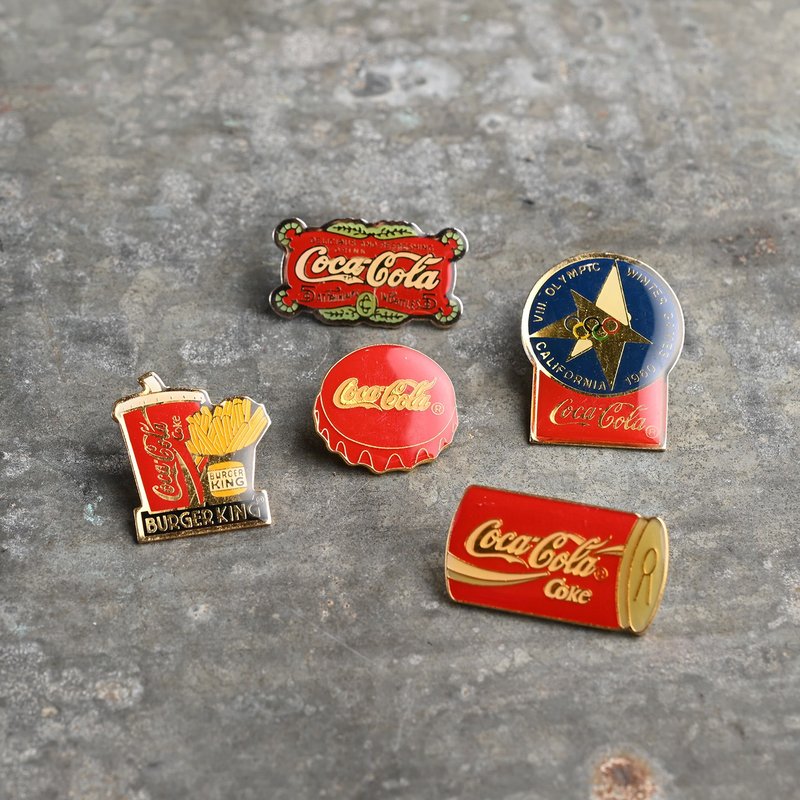Vintage Pins Coca-Cola 别针 / 限量徽章、可口可乐、Cocacola - 徽章/别针 - 其他金属 多色