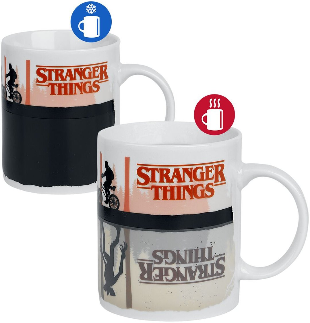 【怪奇物语】Stranger Things 颠倒世界 热感变色马克杯 - 咖啡杯/马克杯 - 陶 多色